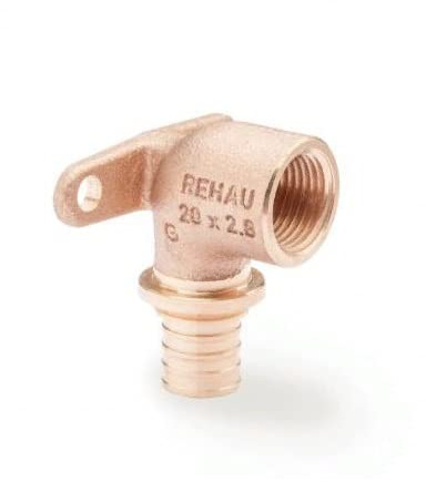 Rehau Rautitan RX+ Wandwinkel mit IG, 20 mm x Rp 1/2 kurz