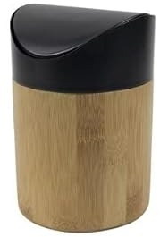 Tischabfalleimer aus Bambus 1L Ø11,8x15,5cm