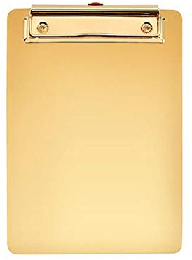 Planchettes à Pince Golden Dossier Splint Attelage Steel Steel Clipboard Données Organisation Clip Binder Board Panneau Bill Clip for Office School-5 Packs Clip Planches (Size : A4)