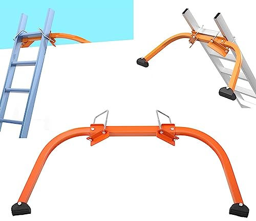CDZHLTG Ladder Stabilizer for Roof, Roof Hook Kit, Extension Ladder Standoff Stabilizer for Gutters, Load Capacity 220kg/485lb, Prevents Slipping, Removable Gutter Ladder Stabilizers