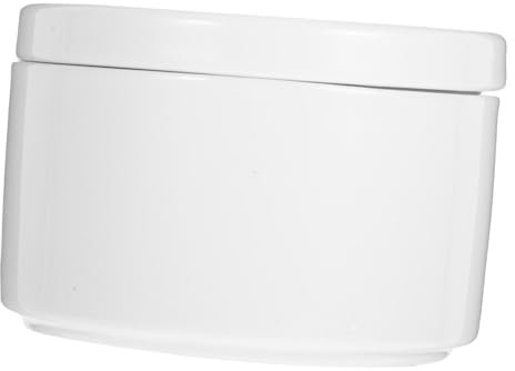 COSMEVIVI Boîte à Bijoux Ronde Porcelaine Blanche Étui De Rangement Pour Bagues Et Boucles Oreilles Accessoire Décoratif Et Organisé Pour Petits Bijoux