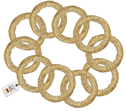 Auto-SCHMUCK® Strohkranz für die Dekoration (10, 20/3 cm)