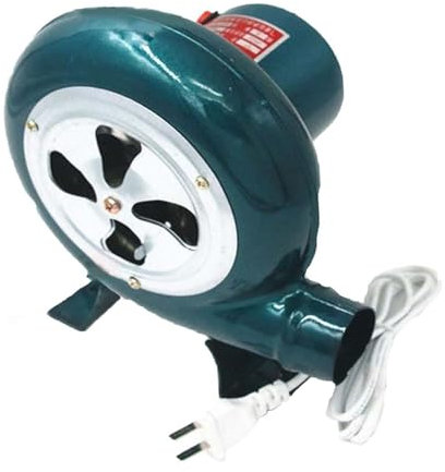 Soplador De Aire Eléctrico Centrífugo - Turbina Soplador De Castillos Hinchables, Parrilla del Encendedor del Carbón De La Fan, Excitador De Llama De Arranque De Fuego De Parrilla(30W)