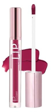 Long-Lasting Liquid Lipstick with Matte Finish | Smudge-Proof, Waterproof, Highly Pigmented Lip Gloss | Velvet Texture, Non-Stick & Sweat-Proof | Red, Pink & Nude Shades for Women - Megenta Pink