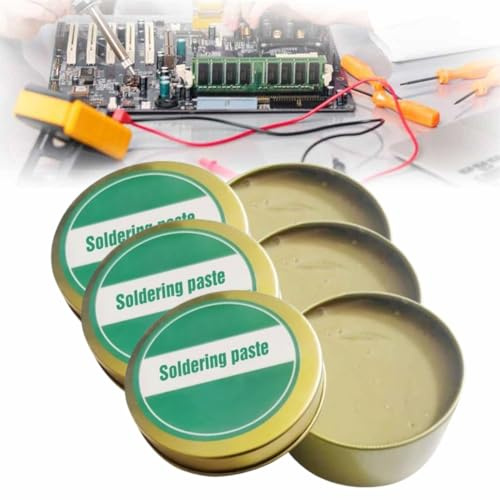 High-Quality Soldering Flux Paste for Precision, 2025 Neueste Lötflussmittel Zinnpaste Flussmittel Paste, Solder Paste,Lötpaste,für Mechaniker,Metall-, Zinn,Telefon,PC-Karten,Bauelemente (3 Stück)