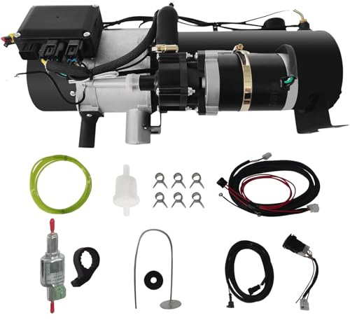 SHENGJINSH Hydraulische Dieselheizung 12 V 10 kW aus 310S Edelstahl für Boot, Wohnwagen, Wohnmobil Dieselheizung 12 V