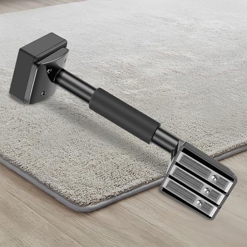 Carpet Stretcher, Zero Wrinkles Carpet Stretcher Knee Kicker, Universal Adjustable Carpets Fitting Tools Fit with Tilting Teeth, Comfortably Padded Kicker and Gripper for Domestic and Professio