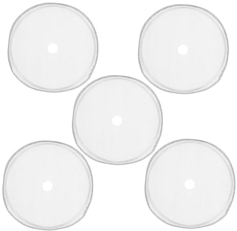 SHINEOFI Filtros Reutilizables para Prensa Francesa 350 Ml 5 Piezas de Malla Acero Inoxico 150 Filtro Repuesto para Cafeteras y Teteras Pantalla Café Frío y Té