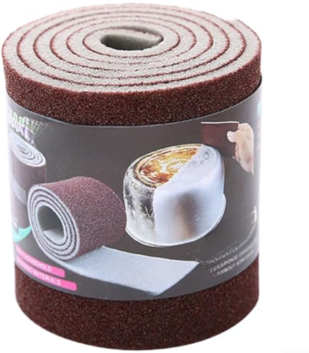 Rouleau d'éponge en microfibre pour nettoyage de cuisine, anti-rayures, élimine les taches de graisse, les casseroles, les poêles, 9 x 100 cm