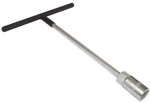 BIKE IT T-Bar Socket Rubber Handled Long Reach Deep Socket Professional Tool (17mm)