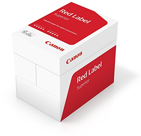 Canon Red Label Superior Geschäftspapier (5 x 500 Blatt FSC zertifiziert, A4 80 g/m², alle Drucker hochweiß CIE 168)