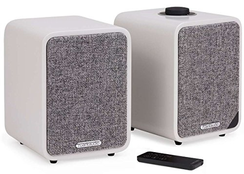 ruarkaudio MR1 MKII aktive Bluetooth-Lautsprecher, Paar, matt grau (soft grey)