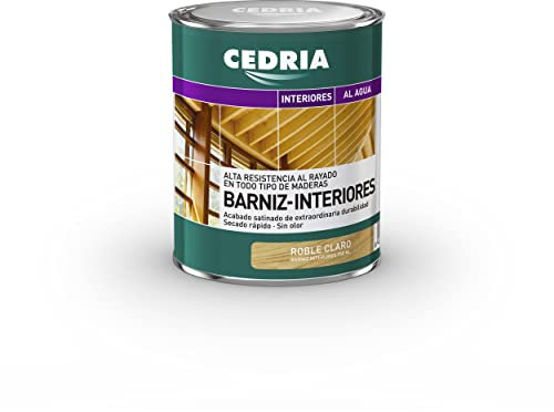 Barniz Interior Madera Cedria Barniz Interiores 750 ml (Roble Claro)