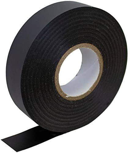 Lumonic 1 Rolle PVC Isolierband 19mm x 33m Klebeband schwarz Isoband I Geeignet für Elektriker und Bastler I Isolierklebeband in verschiedenen Längen und Farben