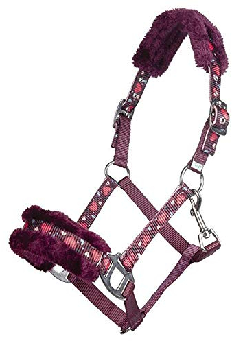 HKM Heart Halfter & Stricke 3100 weinrot Shetty