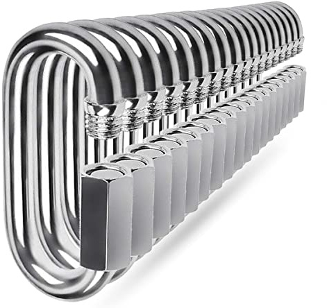Quick Link, Ekunbuy 304 Stainless Steel Heavy Duty Locking Clips Chain Connector Repair Link Buckle for Swing Outdoor Camping