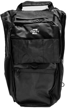 RAVERUNNER® Anti-Theft Hydration Backpack | Festival Approved Rave Backpack for Concert Goers, Leak-Free Festival Water Backpack for EDC, Rave Hydration Pack (Black)