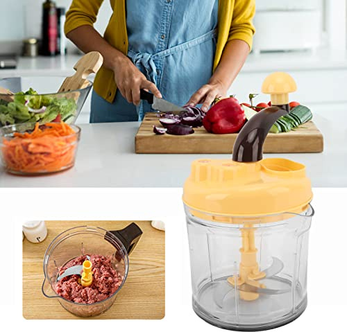 Topyond Tritatutto a Manovella Tritatutto per Verdure Tritatutto per Verdure Gadget da Cucina Grande Capacit?Verdure Cipolle Insalata Aglio Mixer Mini Tritatutto per Tritare Rapidamente