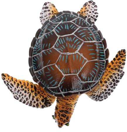 WOONEKY Spielzeug-Schildkrötenmodell Meeresschildkrötenfigur realistische Schildkrötenfigur Kinder Spielzeug Schildkrötenmodell Meeresschildkröte Modell realistische Tierfigur