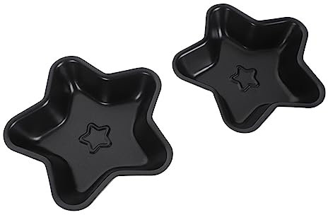 COLLBATH 2stücke Antihaft Beschichtete Kuchenform Stern Aus Hochwertigem Kohlenstoffstahl Backform Für Ofen Geeignet Backzubehör Für Zuhause Bäckerei Kuchenherstellung