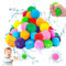 Bolas Bombas de Agua, 45 Piezas Globos de Agua Reutilizables, Multicolores Bombas de Agua para Niños y Adultos, Bolas de agua para Piscina y Playa, juegos de batalla de agua