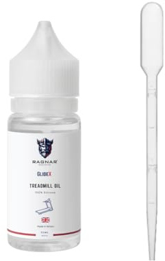 Ragnar GlideX Silicone Treadmill Belt Lubricant 30 ml – Quiet, Low-Friction Lube for Walking & Running Decks | Easy-Apply, Belt & Motor Life Extension