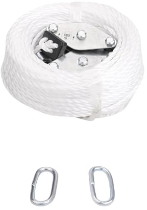 YIXANNX Stainless Steel Lifting Pulley Set With 180kg Capacity Quick Installation And Smooth Rope Bicycles And Supply Boxes. 180kg Winch Cargo Lifting Pulley Set Labor Saving
