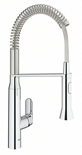 GROHE 31380000 Kitchen Faucet, Chrome, .375