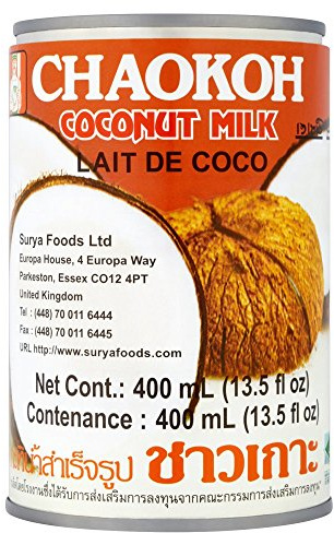 Chaokoh Coconut Milk 400 ml (Pack of 6)