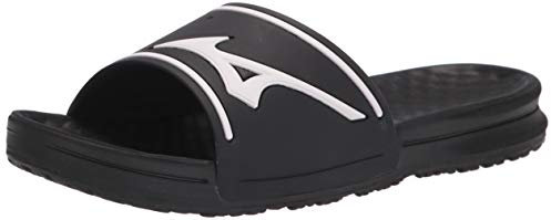 Mizuno kvinnors glidande basebollsko, svart/vit, 11.5