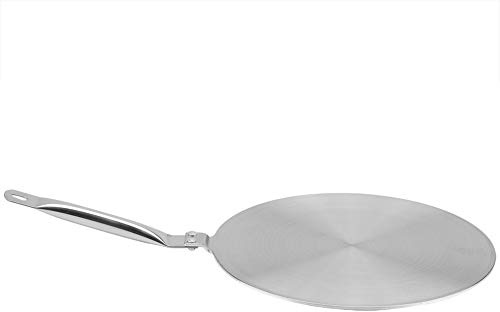 Edelstahl-Wärmediffusorkonverter für Gas- / Elektro- / Induktionsherdglas-Induktionskochfeld Wärmediffusor-Koch-Induktionsadapter Kochfeld-Plattenkocher Haushaltsversorgung 20 cm(20cm)
