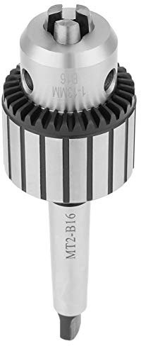 Mini Drill Chuck Arbor Key Type, High-Carbon Steel Drill Chuck 1-13mm Capacity Mini Drill Chucks Mini Lathe Tool for Drilling Machines Centering Drilling Tapping Reaming Operation