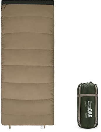 Mardingtop Sacos de Dormir con Cremallera bidireccional Ampliable Saco Dormir Adulto para convertirlo en un Saco de Dormir Doble por Acampada