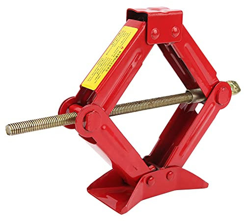 Luqeeg Gato de Tijera para Coche/SUV/MPV, Gato Profesional de Elevación de Neumáticos Gatos de Tijera Estabilizadores para Remolques RV Herramienta de Elevación de Neumáticos para el Maletero del(2T)