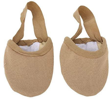 Half Sole Dance Shoe for Dance Yoga Practice, Breathable Stretchy Slip Resistance Half Sole Ballet Slipper
