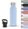 Daikoku Botella Agua Acero Inoxidable - 1L - Botella Térmica - Bebidas Frías 24 Horas y Calientes 12 Horas - Botella Agua Antigoteo - Doble Pared Libre de BPA - Cantimplora Termica - Azul Celeste