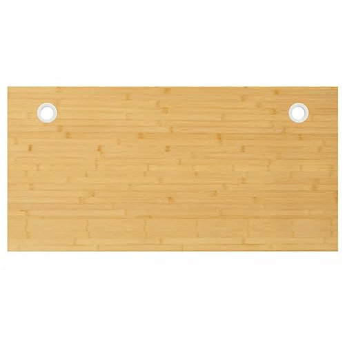 AUUIJKJF Haushaltsartikel, Schreibtischplatte, 80 x 40 x 1,5 cm, Bambus, Anzugmöbel