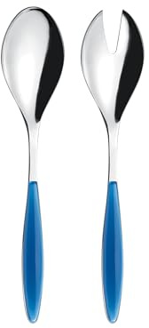 Guzzini -Couverts Salade 'FEELING'Bleu Méditerranée