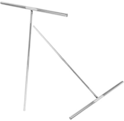 Mikinona 2pcs Stainless Steel Crepe Pancake Spreader Tools Crepe Stick Spreader for Kitchen Baking Supplies