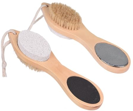 Healeved Dispositivo De Pedicura Para Pies Removedor De Callos Herramienta De Cuidado De Pies Cepillo De Piedra Pómez Exfoliante Casa