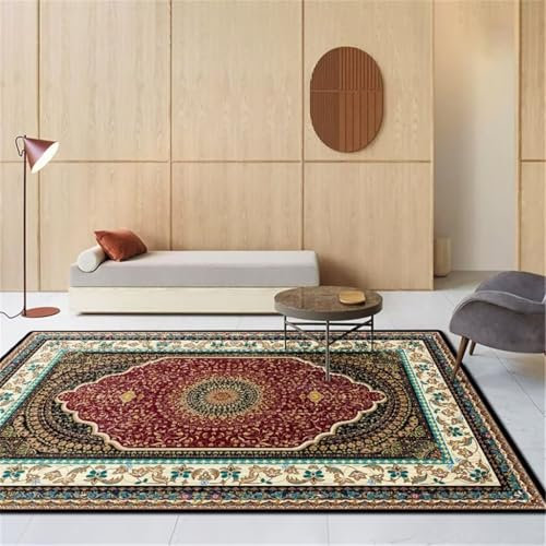 RUGMRZ Teenage Boys Schlafzimmer Dekoration Flur Rechteckiger Roter Teppich Wohnzimmer Bedruckter rutschfest Tepiche Für Kinderzimmer 160X230Cm 5Ft 3''X7Ft 6.6''