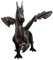 Figurine Dragon des Ténèbres - Dragon Volant Réaliste avec Ailes -Décoration De Gâteau d'anniversaire, Accessoires De Fête, Jouet De Rentrée Scolaire pour Garçons Et Filles à Partir