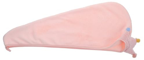 KAILIKETIY Haartrockentuch aus Dickem Korallenvlies mit Kranz Design Schnell Trocknendes Handtuch für Haare Sicherer Halt für Damen Beim Baden und Hotel