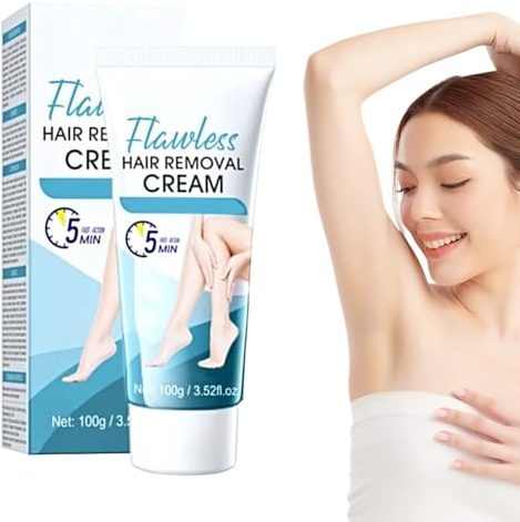 Enthaarungscreme, Haarentfernungscreme, Effektive Haarentfernungsschaum ohne Rasur für Frauen und Männer, Haarentfernung Keine Hautirritationen für Körper & Beine (02)