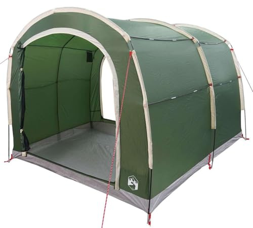 vidaXL Tente avec Toit avec évent Vert 268 x 240 x 191 cm Polyester, Tente Moderne, compacte pour Cyclistes, abri de Jardin, Protection Contre intempéries, Rangement Minimaliste
