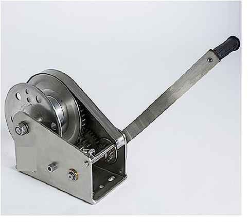 Treuil manuel en acier inoxydable de 544,3 kg avec mécanisme autobloquant, levage manuel et automatique pour utilisation dans le jardin et le tracteur