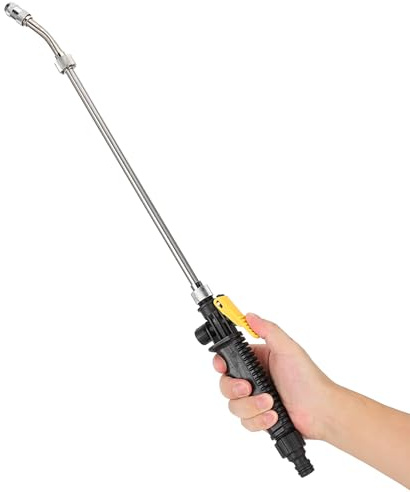 ZAWELIYO Pulvérisateur d'eau Réglable Haute Pression avec Poignée Ergonomique, Longue Tige Amovible pour Jardin de Voiture, Buse D'arrosage de Fleurs, Plantes Aquatiques, Pulvérisation