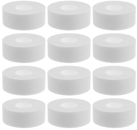 Veemoon Protections Adhésives Anti-transpiration pour Chemises 12 Rouleaux 2,5 Cm X 5 M, Coussinets Absorbants Jetables Blancs, Doublures de Col Auto-adhésives pour Hommes et Femmes,