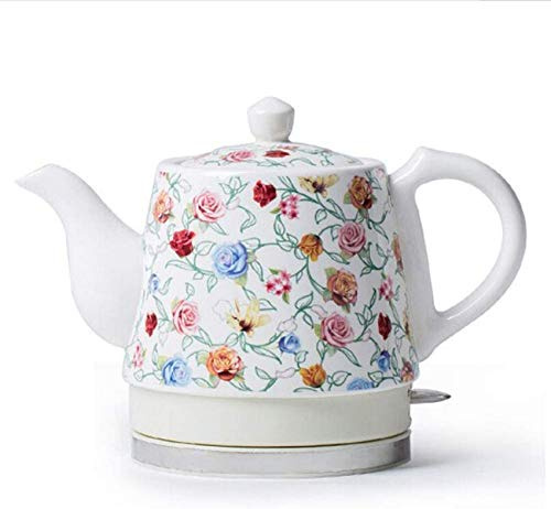 Hot Water Kettle 1200W Electric Ceramic Kettle Teapot-Retro 1.2L Stainless Steel Jug,Bpa-Free,Automatic Power Off Fast Boiling,Removable Base,Boil Dryion XXZ