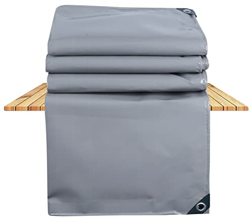 Lona Resistente de 420 g/m² con Ojales for Muebles, toldo Camping, Lona for Suelo Tienda campaña, Plegable, 0,40 mm Grosor, Personalizable(3x6m)